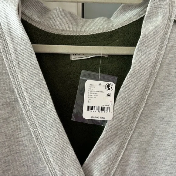 NWT Free People Grandpa Sweatshirt Cardigan - Picture 4 of 5